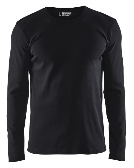 Afbeeldingen van BLÅKLÄDER T-shirt met lange mouwen 3314 zwart XS