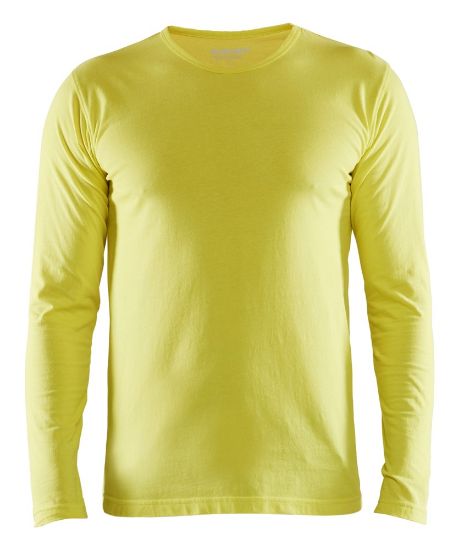 Afbeeldingen van BLÅKLÄDER T-shirt met lange mouwen 3500 High Vis geel 4XL