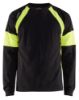 Afbeeldingen van BLÅKLÄDER T-shirt met lange mouwen Visible 3520 zwart/High Vis geel 6XL
