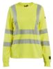 Afbeeldingen van BLÅKLÄDER T-shirt Multinorm dames met lange mouwen 3469 High Vis geel L