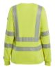 Afbeeldingen van BLÅKLÄDER T-shirt Multinorm dames met lange mouwen 3469 High Vis geel L