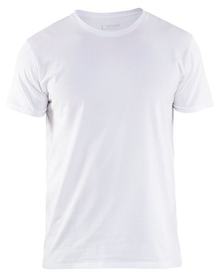 Afbeeldingen van BLÅKLÄDER T-shirt Slim-Fit 3533 wit XL