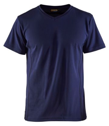 Afbeeldingen van BLÅKLÄDER T-shirt UV 3323 marineblauw 2XL