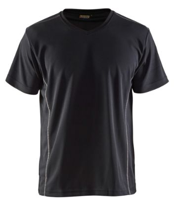 Afbeeldingen van BLÅKLÄDER T-shirt UV 3323 zwart 2XL