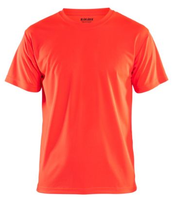 Afbeeldingen van BLÅKLÄDER T-shirt UV Visible 3331 High Vis rood 2XL