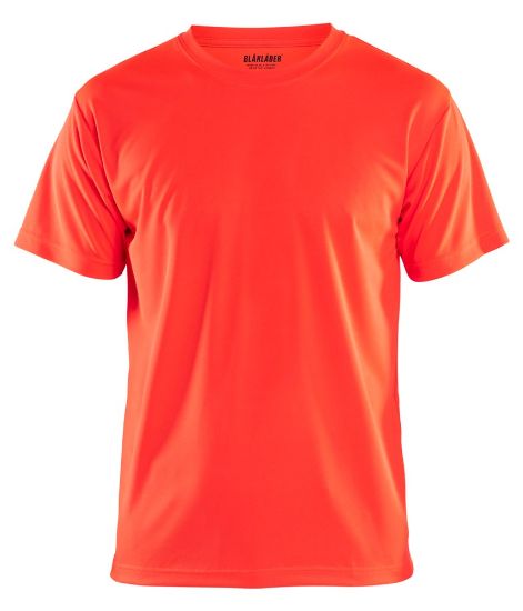 Afbeeldingen van BLÅKLÄDER T-shirt UV Visible 3331 High Vis rood XL