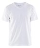 Afbeeldingen van BLÅKLÄDER T-shirt V-hals 3360 wit S