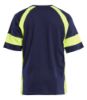 Afbeeldingen van BLÅKLÄDER T-shirt Visible 3523 marineblauw/High Vis geel S