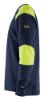 Afbeeldingen van BLÅKLÄDER T-shirt vlamvertragend met lange mouwen 3457 marineblauw/High Vis geel M