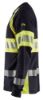 Afbeeldingen van BLÅKLÄDER T-shirt vlamvertragend met lange mouwen 3484 marineblauw/High Vis geel S