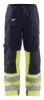 Afbeeldingen van BLÅKLÄDER Werkbroek Multinorm dames 7181 marineblauw/High Vis geel D25