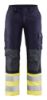 Afbeeldingen van BLÅKLÄDER Werkbroek Multinorm dames Inherent 7188 marineblauw/High Vis geel C40