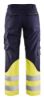 Afbeeldingen van BLÅKLÄDER Werkbroek Multinorm dames Inherent 7188 marineblauw/High Vis geel C40