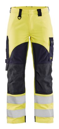 Afbeeldingen van BLÅKLÄDER Werkbroek Multinorm dames Inherent 7189 High Vis geel/marineblauw C36