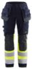 Afbeeldingen van BLÅKLÄDER Werkbroek Multinorm dames Inherent met stretch 7185 marineblauw/High Vis geel D25
