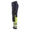 Afbeeldingen van BLÅKLÄDER Werkbroek Multinorm dames Inherent met stretch 7187 marineblauw/High Vis geel D22