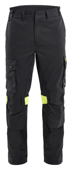 Afbeeldingen van BLÅKLÄDER Werkbroek Multinorm Inherent 1417 zwart/High Vis geel D96