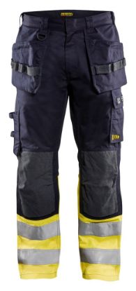 Afbeeldingen van BLÅKLÄDER Werkbroek Multinorm Inherent 1489 marineblauw/High Vis geel C152
