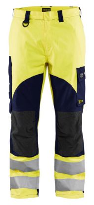 Afbeeldingen van BLÅKLÄDER Werkbroek Multinorm Inherent 1588 High Vis geel/marineblauw C146