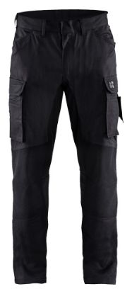 Afbeeldingen van BLÅKLÄDER Werkbroek Multinorm Inherent met stretch 1486 zwart D92