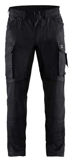 Afbeeldingen van BLÅKLÄDER Werkbroek Multinorm Inherent met stretch 1486 zwart D108