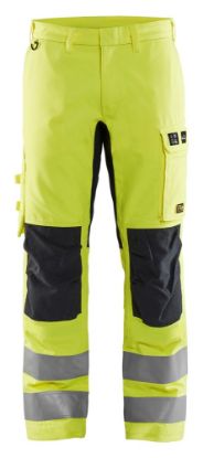 Afbeeldingen van BLÅKLÄDER Werkbroek Multinorm Inherent met stretch 1788 High Vis geel/marineblauw C54