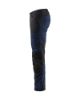 Afbeeldingen van BLÅKLÄDER Werkbroek service met stretch 1456 donker marineblauw/zwart C50