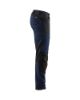 Afbeeldingen van BLÅKLÄDER Werkbroek service met stretch 1456 donker marineblauw/zwart C50