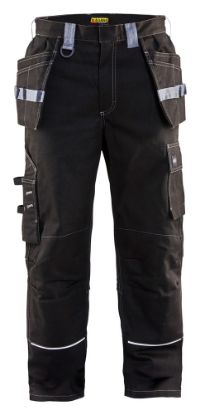 Afbeeldingen van BLÅKLÄDER Werkbroek vlamvertragend 1461 zwart/grijs C58
