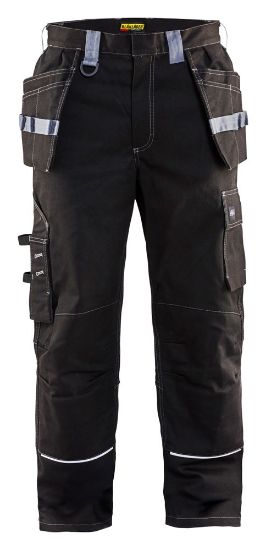 Afbeeldingen van BLÅKLÄDER Werkbroek vlamvertragend 1461 zwart/grijs D96