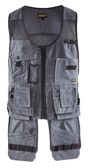 Afbeeldingen van BLÅKLÄDER Werkvest 3100 grijs/zwart XL