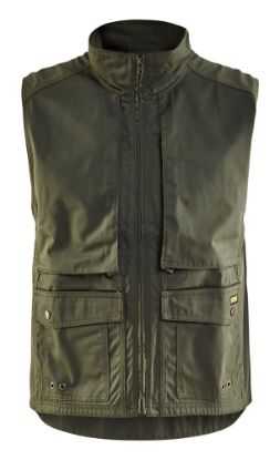 Afbeeldingen van BLÅKLÄDER Werkvest tuin 3154 army groen XS