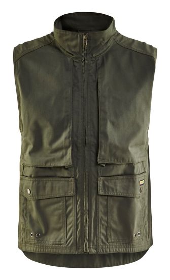 Afbeeldingen van BLÅKLÄDER Werkvest tuin 3154 army groen XS
