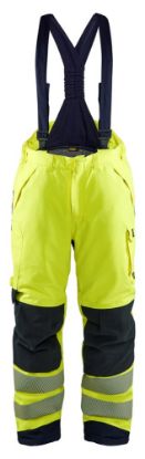 Afbeeldingen van BLÅKLÄDER Winter bretelbroek Multinorm 1817 High Vis geel/marineblauw 2XL