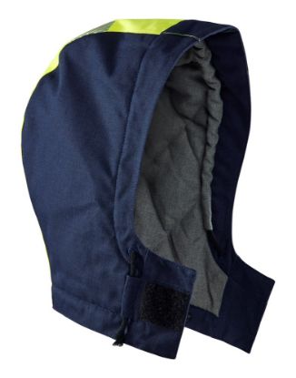 Afbeeldingen van BLÅKLÄDER Winter capuchon Multinorm 2167 marineblauw/High Vis geel L