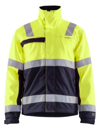 Afbeeldingen van BLÅKLÄDER Winterjas Multinorm 4069 High Vis geel/marineblauw 4XL