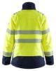 Afbeeldingen van BLÅKLÄDER Winterjas Multinorm dames 4917 High Vis geel/marineblauw M