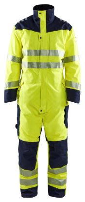 Afbeeldingen van BLÅKLÄDER Winteroverall Multinorm 6317 High Vis geel/marineblauw XL
