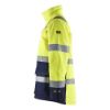Afbeeldingen van BLÅKLÄDER Winterparka vlamvertragend 4467 High Vis geel/marineblauw M