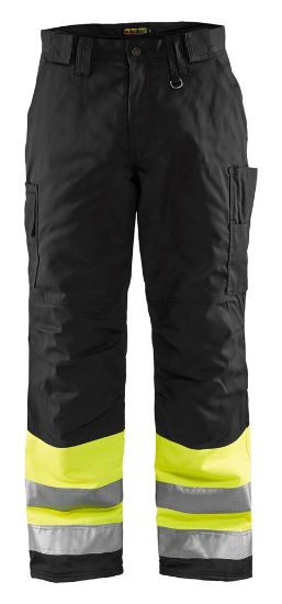 Afbeeldingen van BLÅKLÄDER Winterwerkbroek 1862 High Vis geel/zwart D100