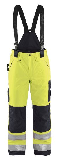 Afbeeldingen van BLÅKLÄDER Winterwerkbroek 1885 High Vis geel/zwart D84