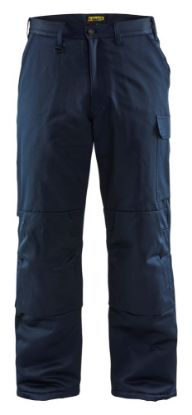 Afbeeldingen van BLÅKLÄDER Winterwerkbroek gevoerd 1800 marineblauw C150
