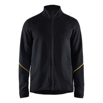Afbeeldingen van BLÅKLÄDER Wollen vest vlamvertragend 4793 zwart 3XL
