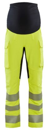 Toon details van BLÅKLÄDER Zwangerschapsbroek met 4-weg stretch 7100 High Vis geel/zwart 2XL Afbeeldingen van BLÅKLÄDER Zwangerschapsbroek met 4-weg stretch 7100 High Vis geel/zwart 2XL