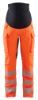 Afbeeldingen van BLÅKLÄDER Zwangerschapsbroek met 4-weg stretch 7100 High Vis oranje/zwart XL