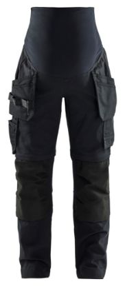 Afbeeldingen van BLÅKLÄDER Zwangerschapsbroek Zip-Off Ambacht 7103 zwart S