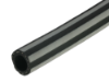 Afbeeldingen van Luchtslang rubber SBR 8X15 zwart-grijs 50M