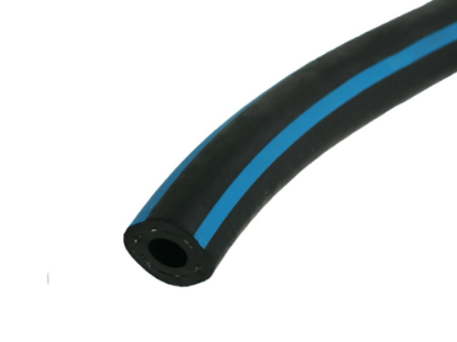 Afbeeldingen van Persslang rubber PERS SL 6X15MM zw.-blauw 40M