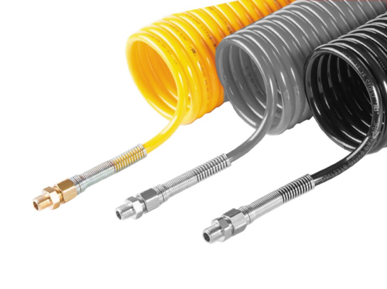 Afbeeldingen van Spiraal PA DIN74323 9X12MM AK geel WL4,7