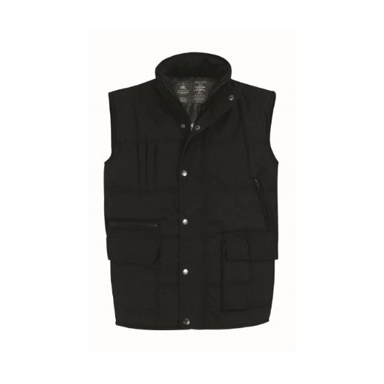 Afbeeldingen van B&C Bodywarmer Explorer 5JU880 zwart XL